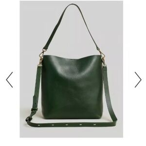 Madewell leather transport tote